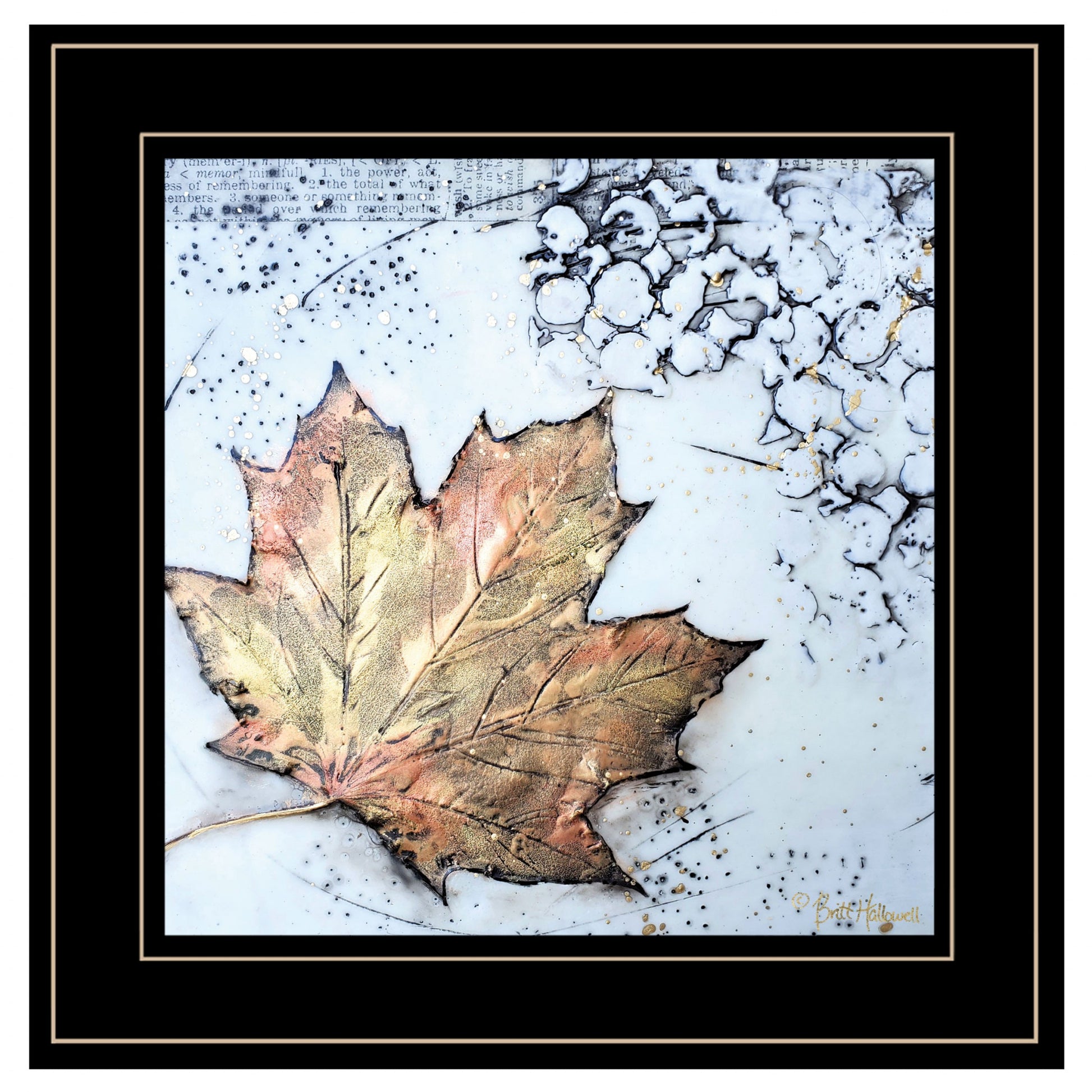 Channeling Fall 1 Black Framed Print Wall Art-1
