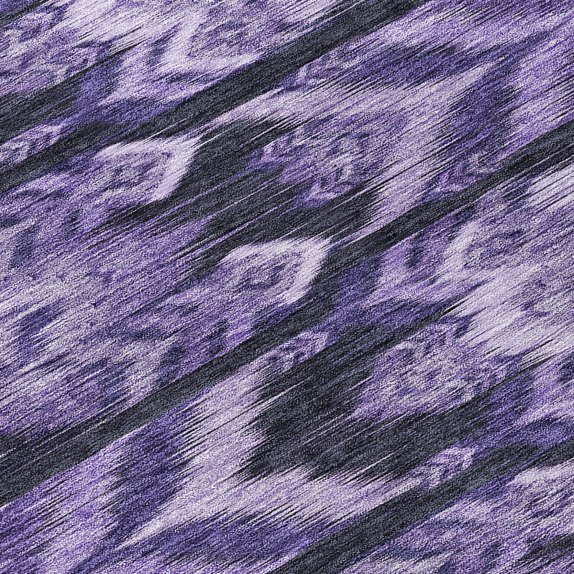 8' Purple Lavender And Plum Round Southwestern Washable Indoor Outdoor Area Rug-7